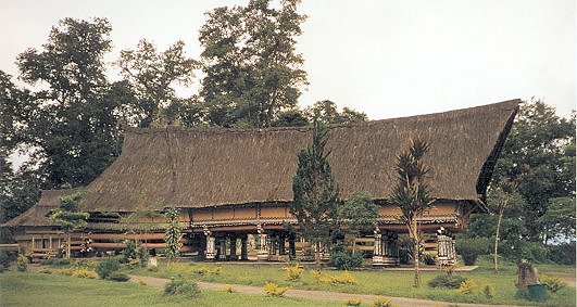 A picture of a Traditional House (Rumah Adat) of the Toba Batak people, Sumatra, such as was not supplied in Notes on the Synthesis of Form
